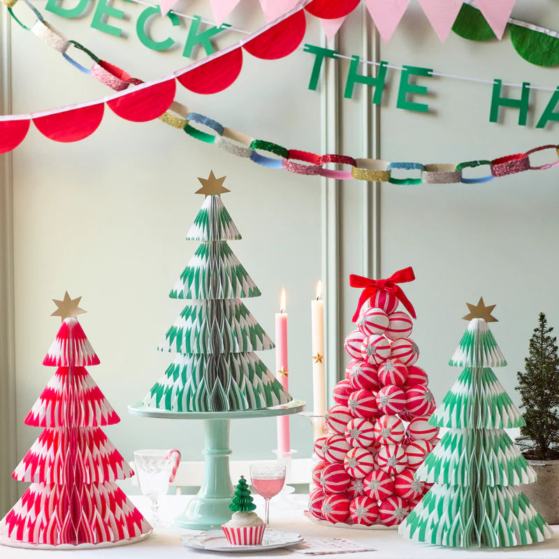Árboles de Navidad de papel