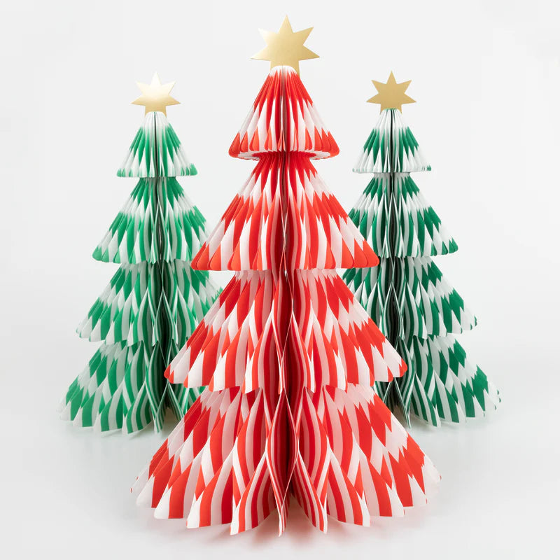 Árboles de Navidad de papel