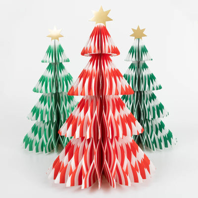 Árboles de Navidad de papel
