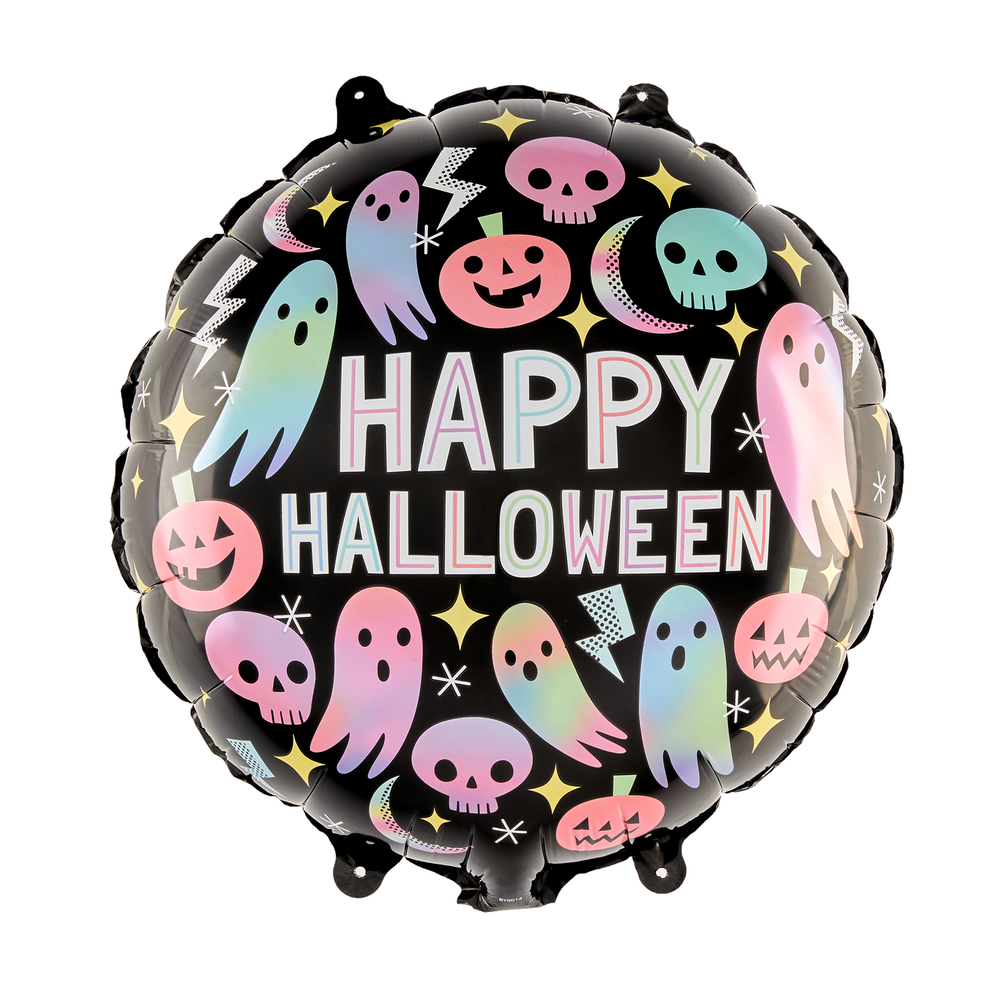 Globo foil Happy Halloween pastel