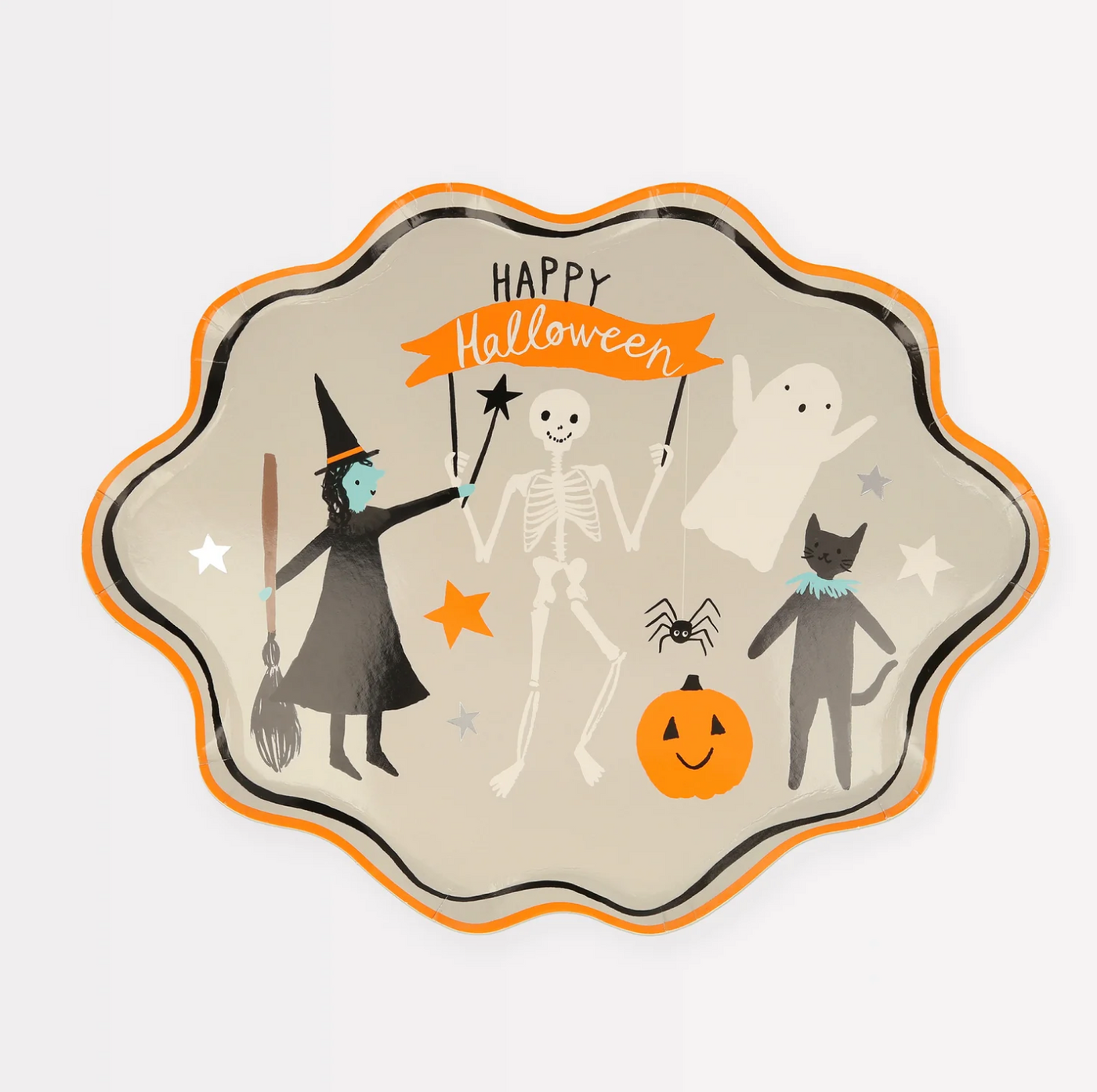 Happy Halloween plate / 8 pcs.