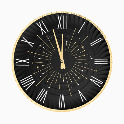 Bandeja para Nochevieja Reloj / 2 uds.