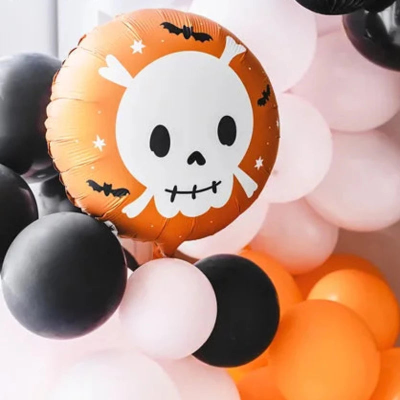 Foil balloon Clavera SKULL halloween