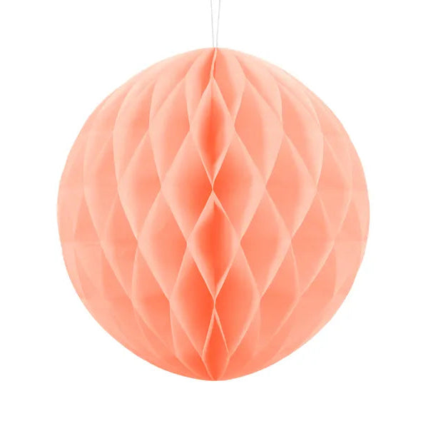 Peach honeycomb ball