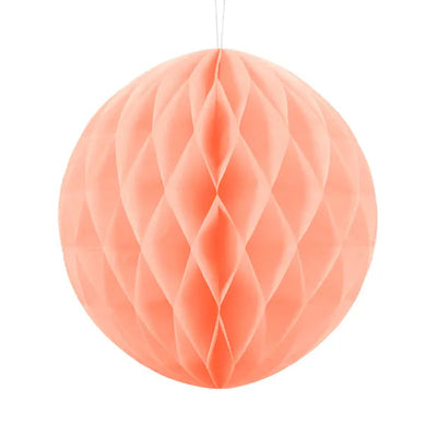 Peach honeycomb ball