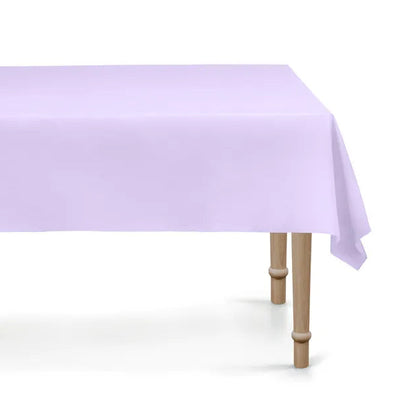 Reusable synthetic tablecloth lavender basic