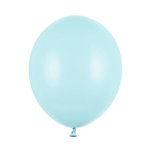 Globos ECO azul pastel / 10 uds.