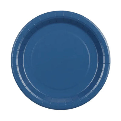 Dark blue paper plates / 6 pcs.