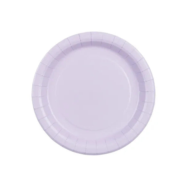 Lavender paper plates / 6 pcs.