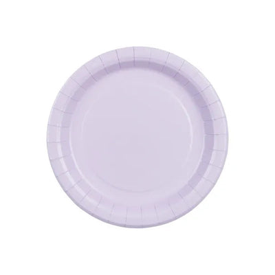 Lavender paper plates / 6 pcs.