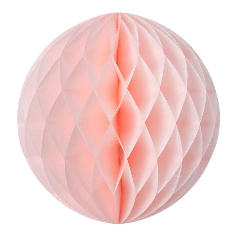 Light pink honeycomb ball