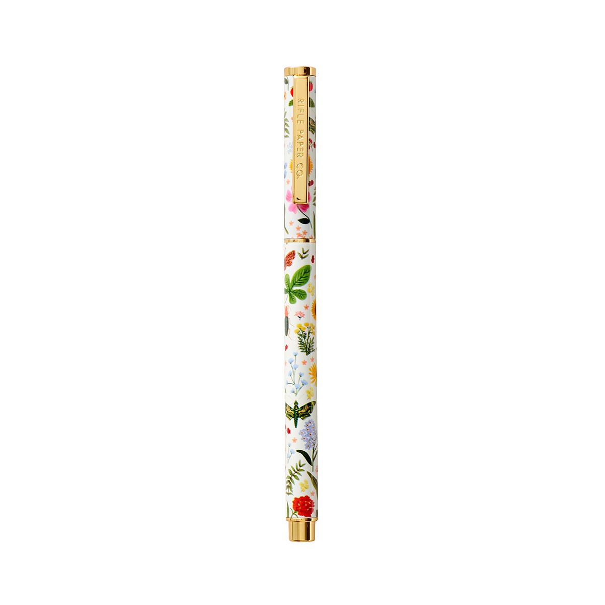Caneta esferográfica com estampa de morango creme R. Paper &amp; Co.