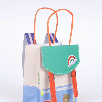 Paper bag Camping Backpack / 8 pcs.
