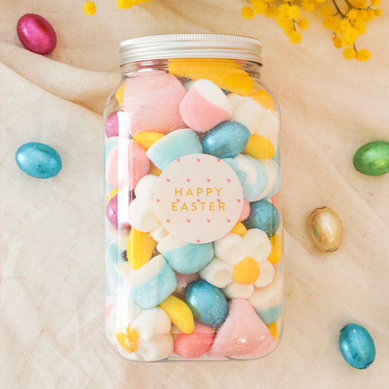 XL Happy Easter 2022 doces e chocolate