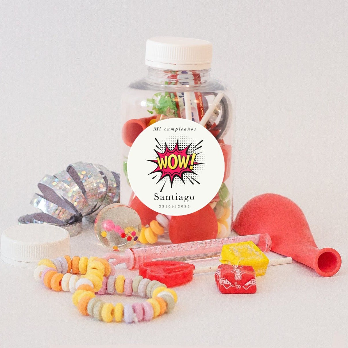 Superhero party surprise pill box / 6 u.