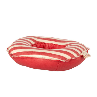 Maileg red striped beach boat