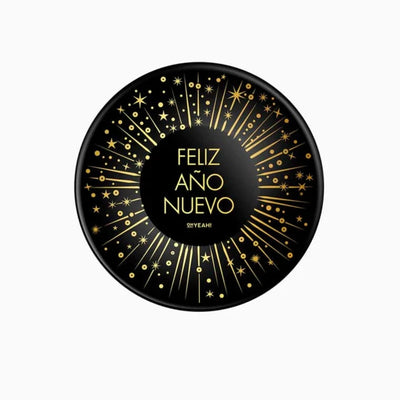 Black bowl happy new year basic / 6 pcs.