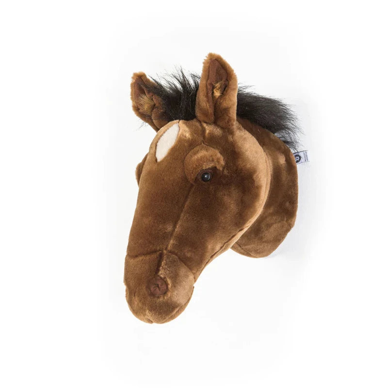 Cabeza de peluche Caballo