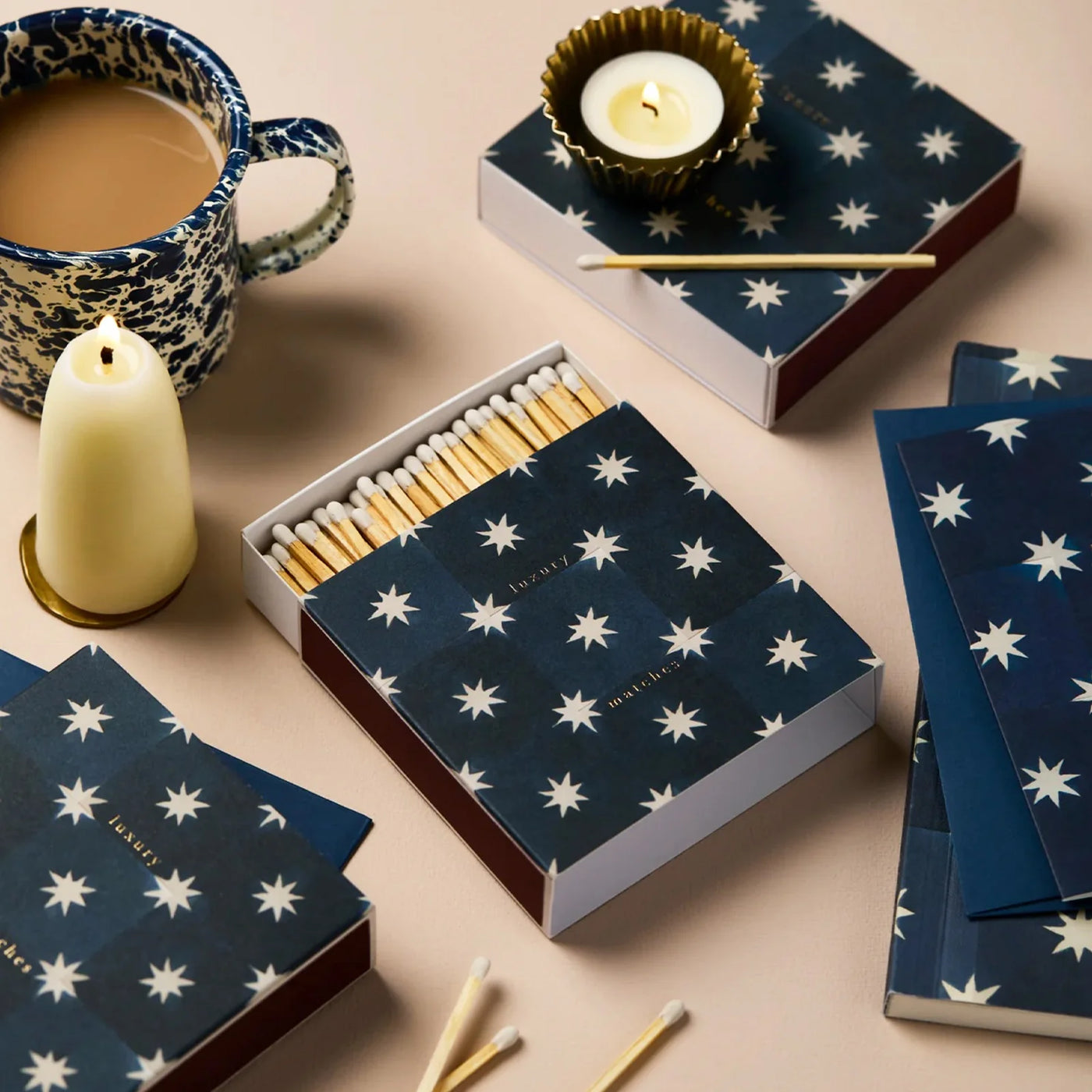 Navy Star Matchbox