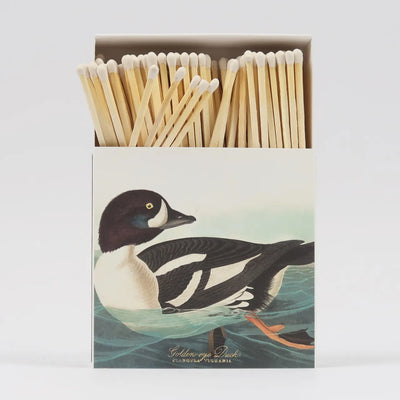 Golden Eye Duck Matchbox