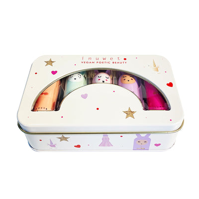 Caja metálica 5 Bálsamos labiales * Edición Limitada *