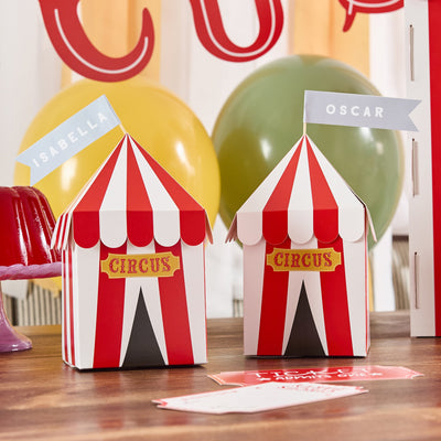Cajita detalle Circus / 4 uds.