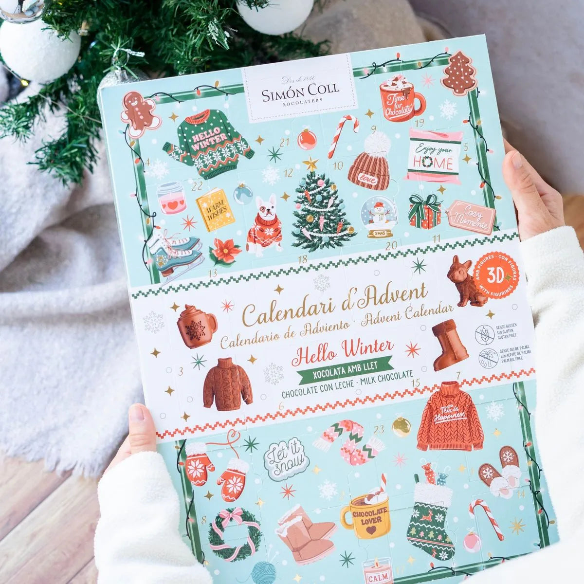 Calendario Adviento Figuras Hello Winter Chocolate