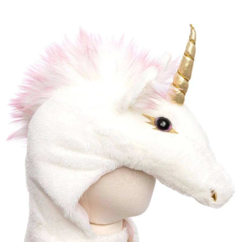 Pink unicorn blanket cape costume