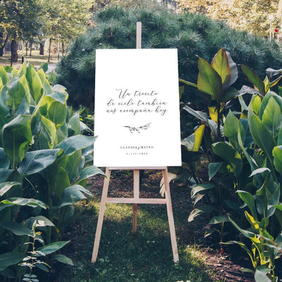 Personalized poster Botanic Little piece of heaven