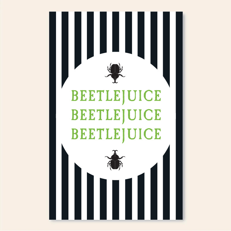 cartaz BEETLEJUICE BEETLEJUICE