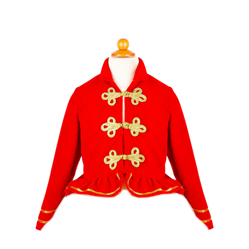 Jaqueta de veludo vermelho de Natal
