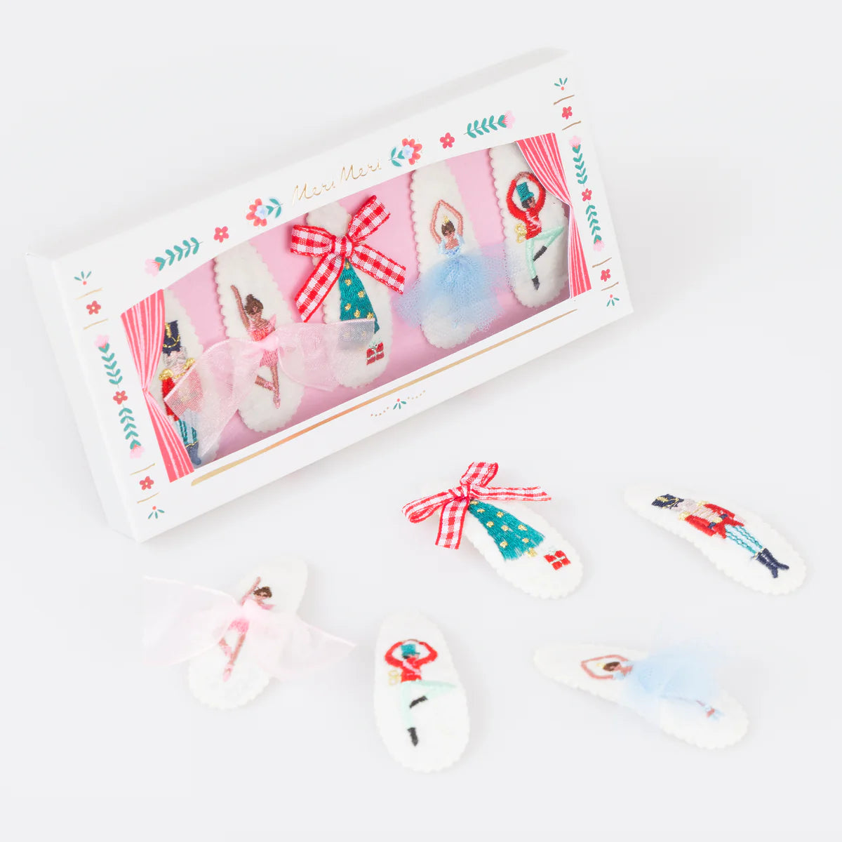 Conjunto de fixadores de quebra-nozes / 5 unidades.