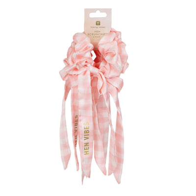 Elásticos de cabelo Hen Vibes / 5 unidades.