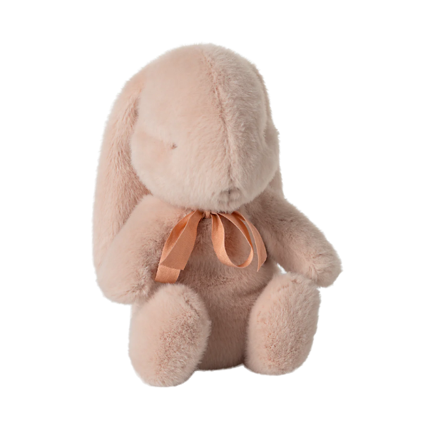 Pink plush bunny with bow S