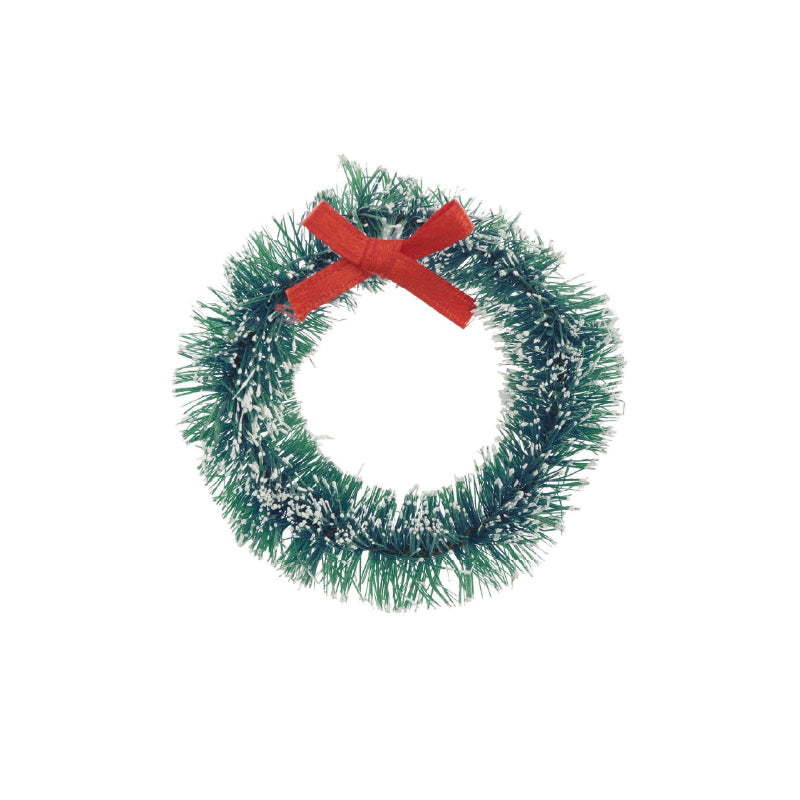 Corona de Navidad para puerta en miniatura / 2 uds.