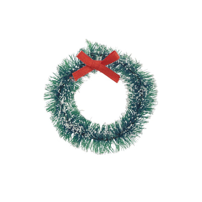 Corona de Navidad para puerta en miniatura / 2 uds.