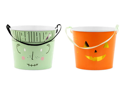 Trick or Treat candy bucket / 2 pcs.