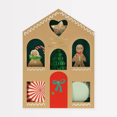 Cupcake kit Navidad Gingerbread