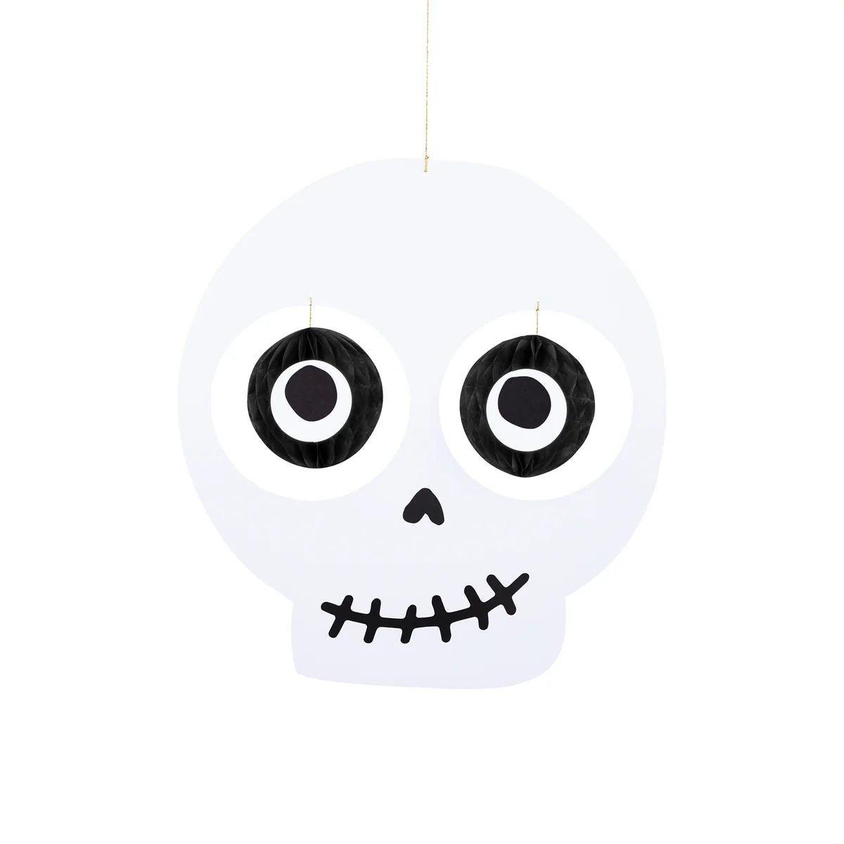 Kit de decoración cabezas Happy Halloween / 3 uds.