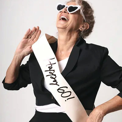Happy 60th Birthday Sash