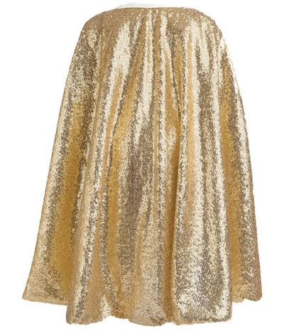 Basic golden sequin cape costume