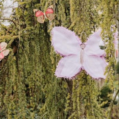 Pink butterfly piñata