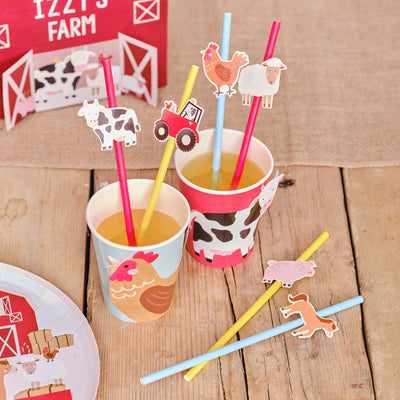 Granja baby paper straws / 16 u.