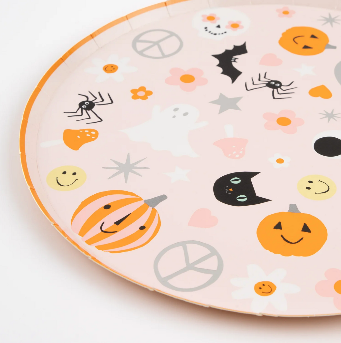 Halloween Groovy Icon Plate / 8 pcs.