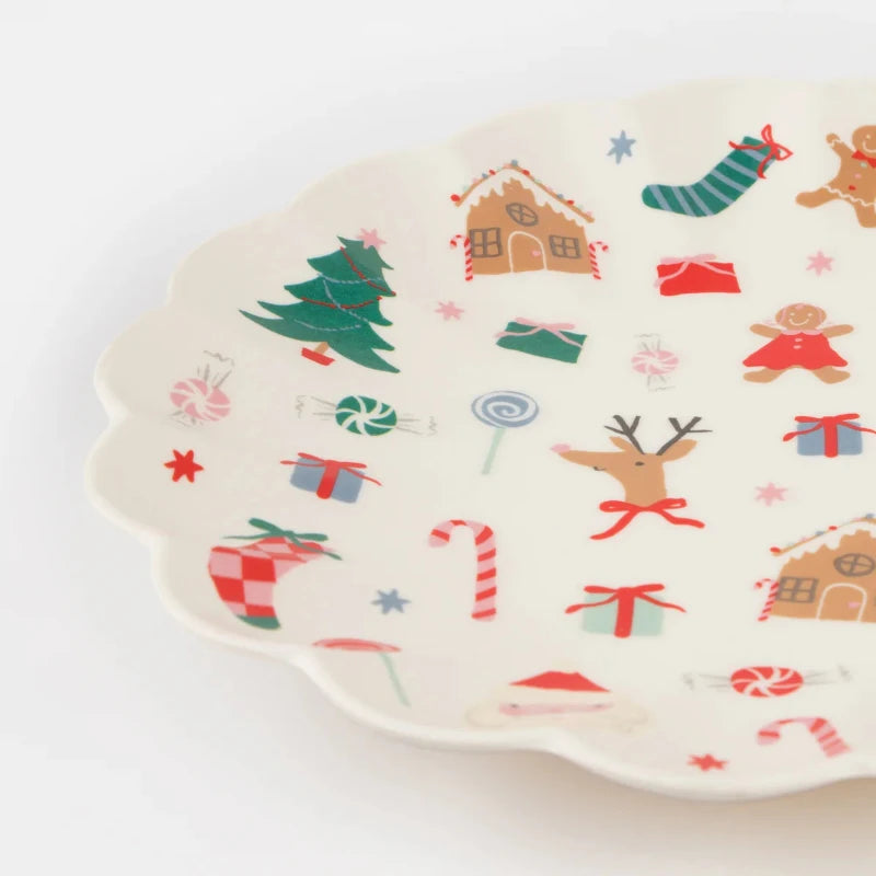 Jolly Christmas Melamine Plate