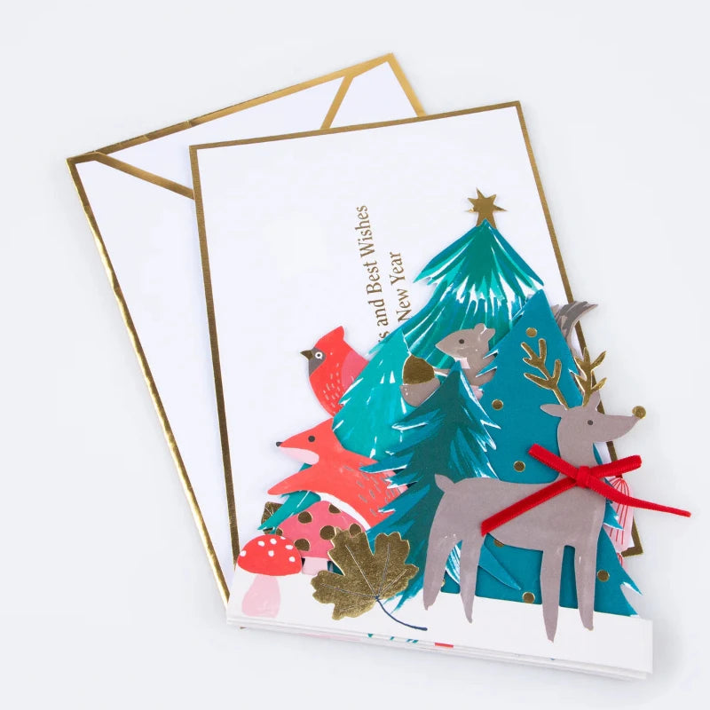 Winter Woodland Pop-Up Christmas Card