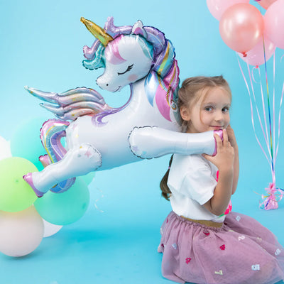 Pastel unicorn standing balloon