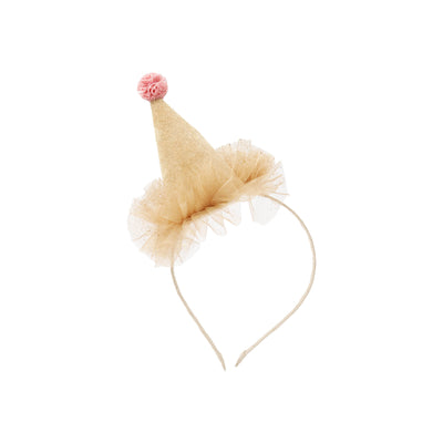 Taupe party hat headband