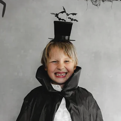 Diadema Halloween sombrero con murciélagos