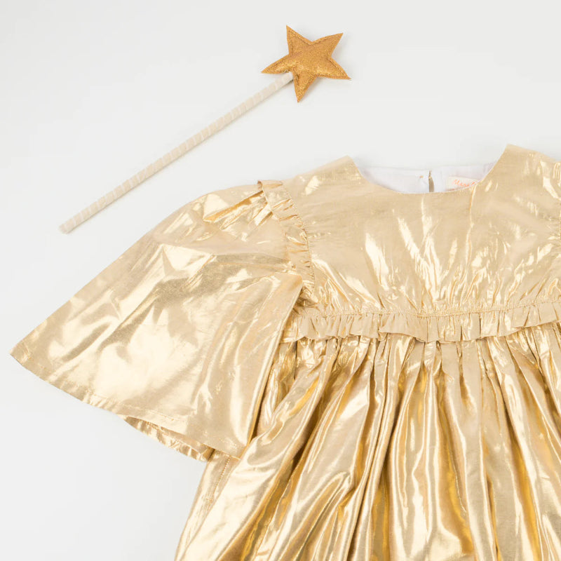 Golden Angel Costume with Wand